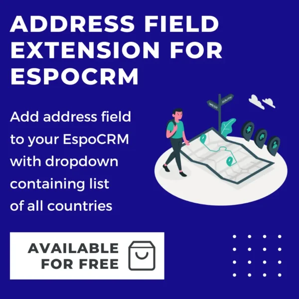 Address field extension for EspoCRM